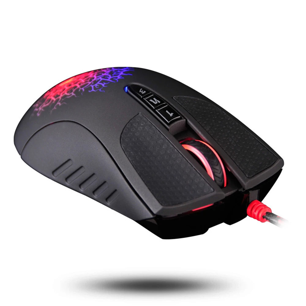 For Bloody A90 Optical Gaming Mouse Colorful Glare Wired Mice Inactive Version