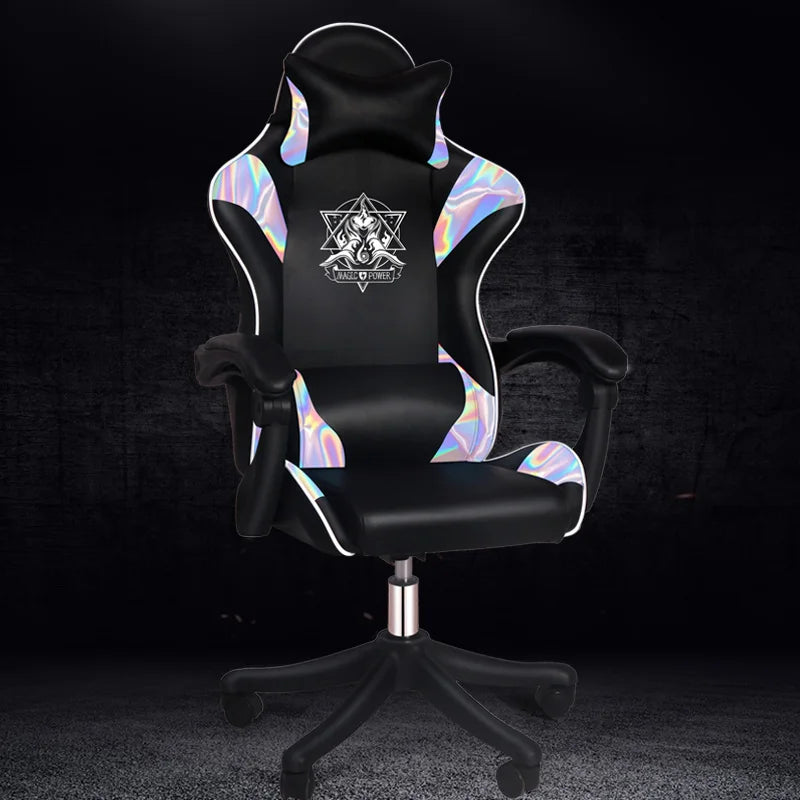 High-End Boy Game Chair Ergonomic Anchor Live Lift Swivel Black Special Chair For E-sports Competition Business Office Chairs