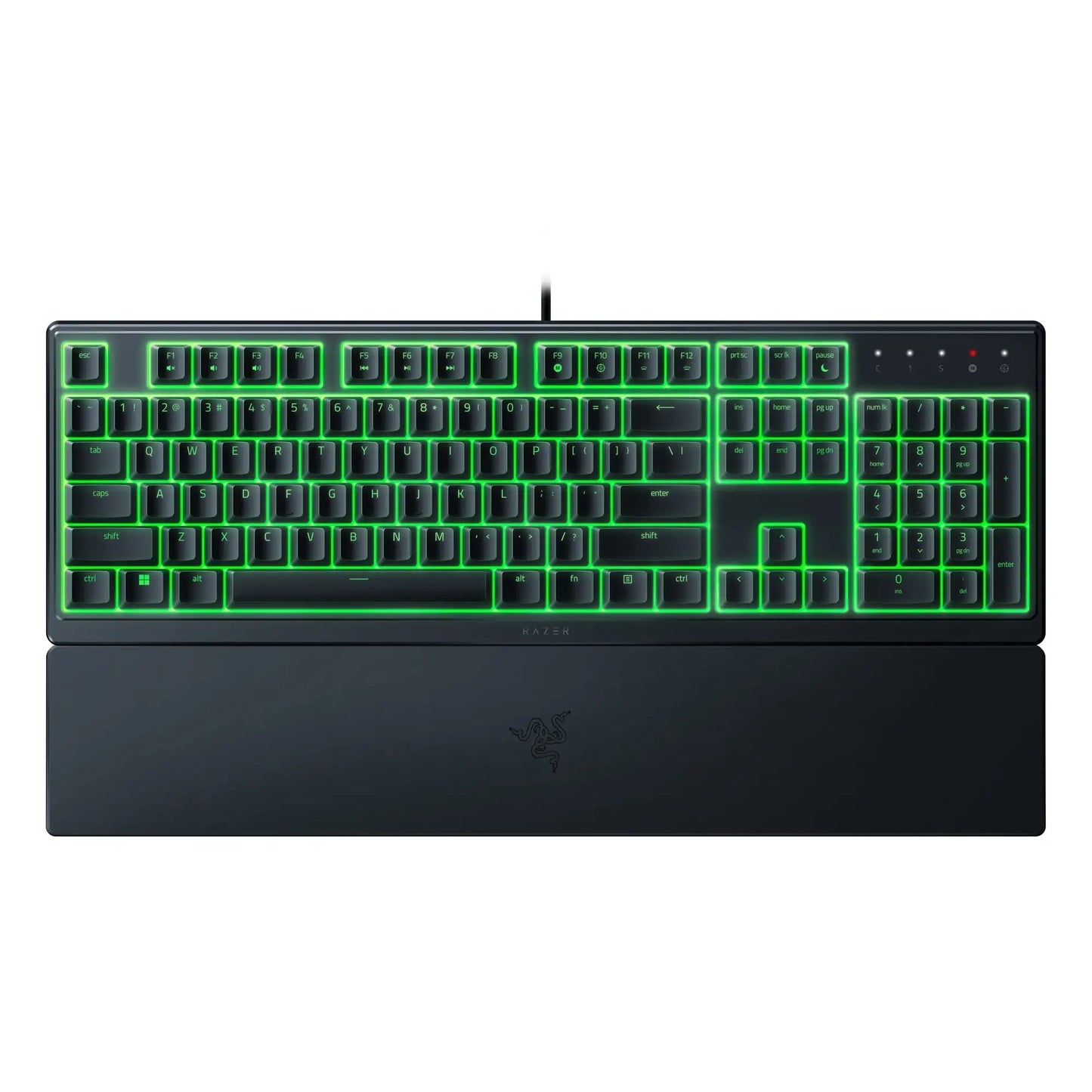 Razer Ornata V3 X Full-Size Wired Membrane Gaming Keyboard for PC