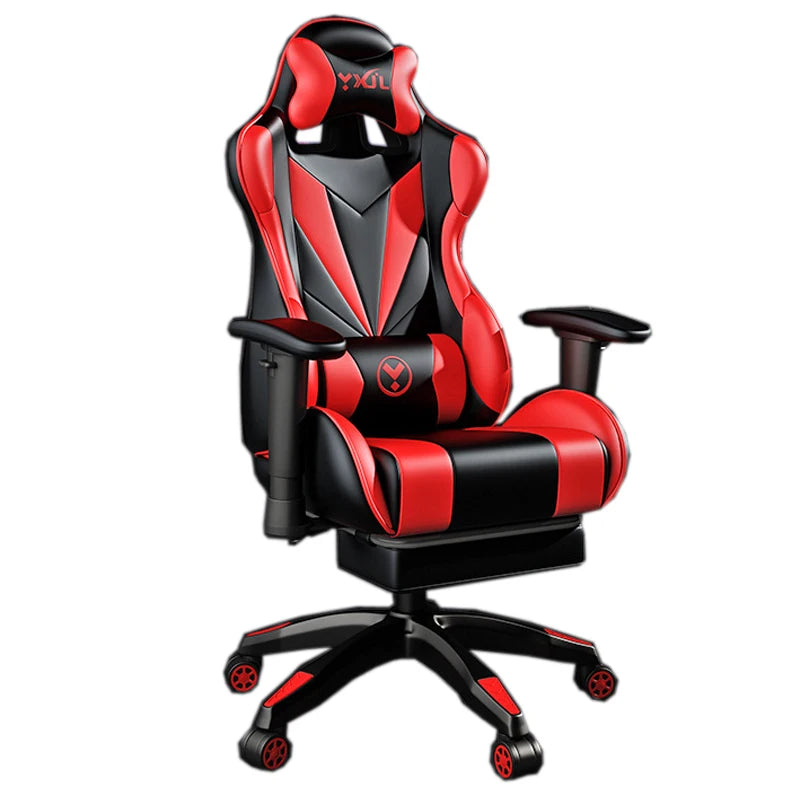Height Adjustable Gas Lifting Speaker Silla Gamer Computer Chair Pu Leather Gaming Chair with Footrest and Massage