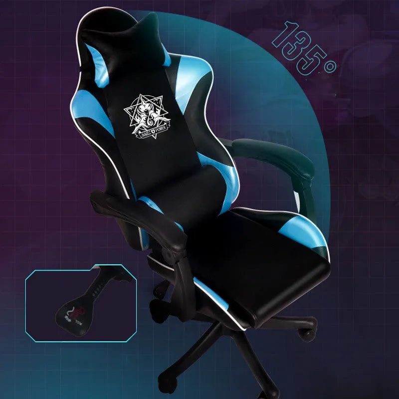 High-End Boy Game Chair Ergonomic Anchor Live Lift Swivel Black Special Chair For E-sports Competition Business Office Chairs