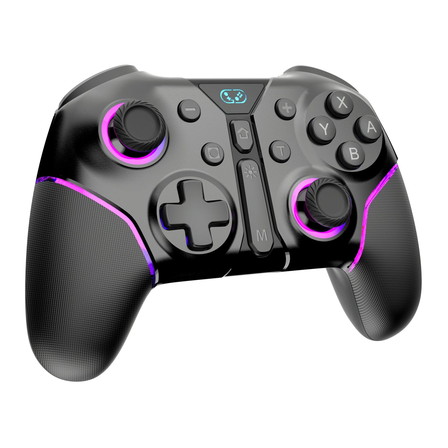 Gamepad for Switch, OLED, Lite, PC, iOS, Android, Aounion SKT-7048 Controller with RGB ,Bluetooth, Virbration, Turbo