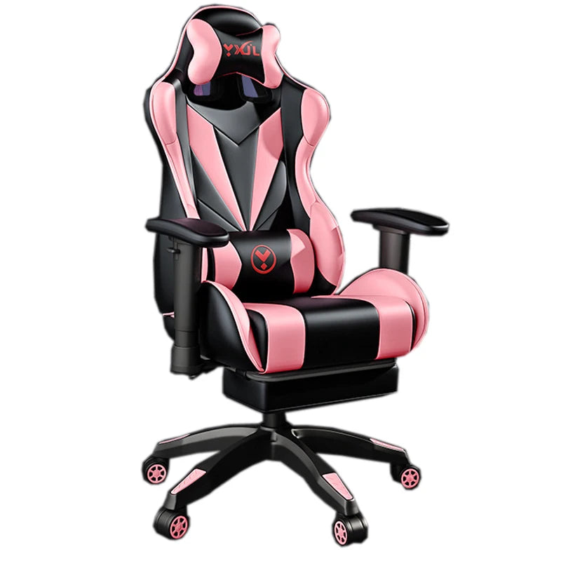 Height Adjustable Gas Lifting Speaker Silla Gamer Computer Chair Pu Leather Gaming Chair with Footrest and Massage