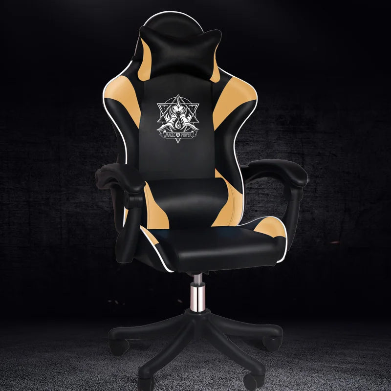 High-End Boy Game Chair Ergonomic Anchor Live Lift Swivel Black Special Chair For E-sports Competition Business Office Chairs