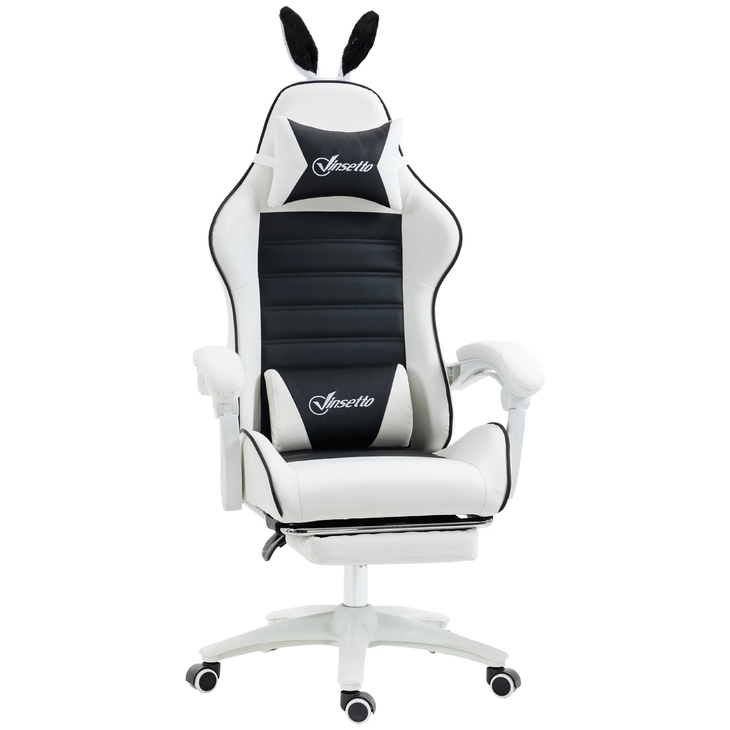 Vinsetto Swivel Pu Leather Gaming Chair with Adjustable Height 65X63X136-142Cm