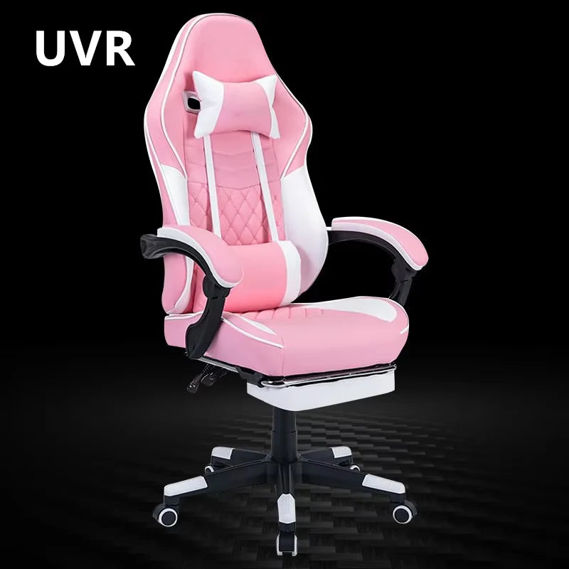 UVR Professional Gaming Computer Chair Home Leisure Reclining Office Chair Ergonomic Design Backrest Armchair Office Furniture