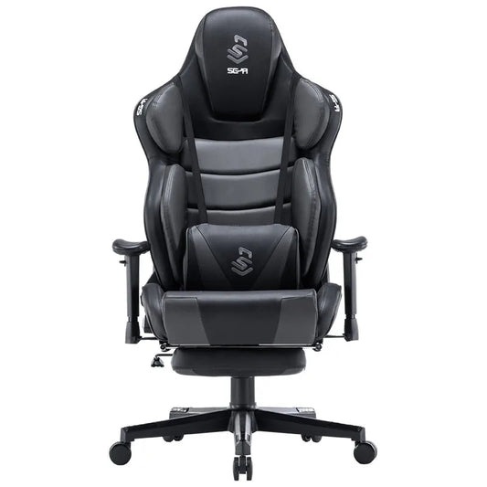 Gaming Chair Ergonomic Office Chair Adjustable Backrest Comfortable Recliner Leather Lift Boss Chair with Footrest