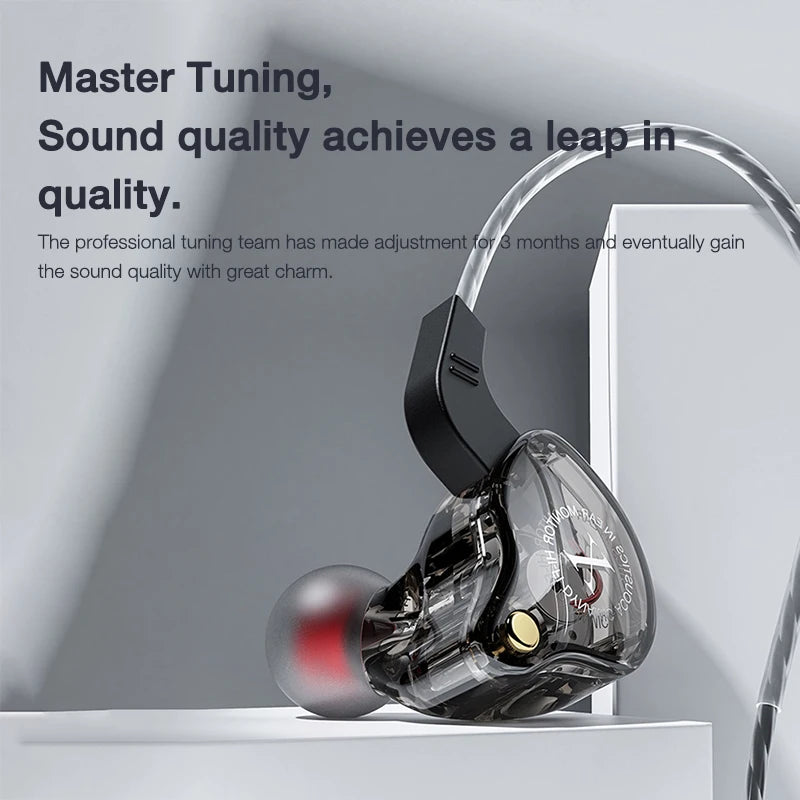 EARDECO Mobile Wired Headphones Bass 3.5mm for Phone Earphone Stereo In Ear Headphone with Mic Earbuds Hifi Music Sport Headset