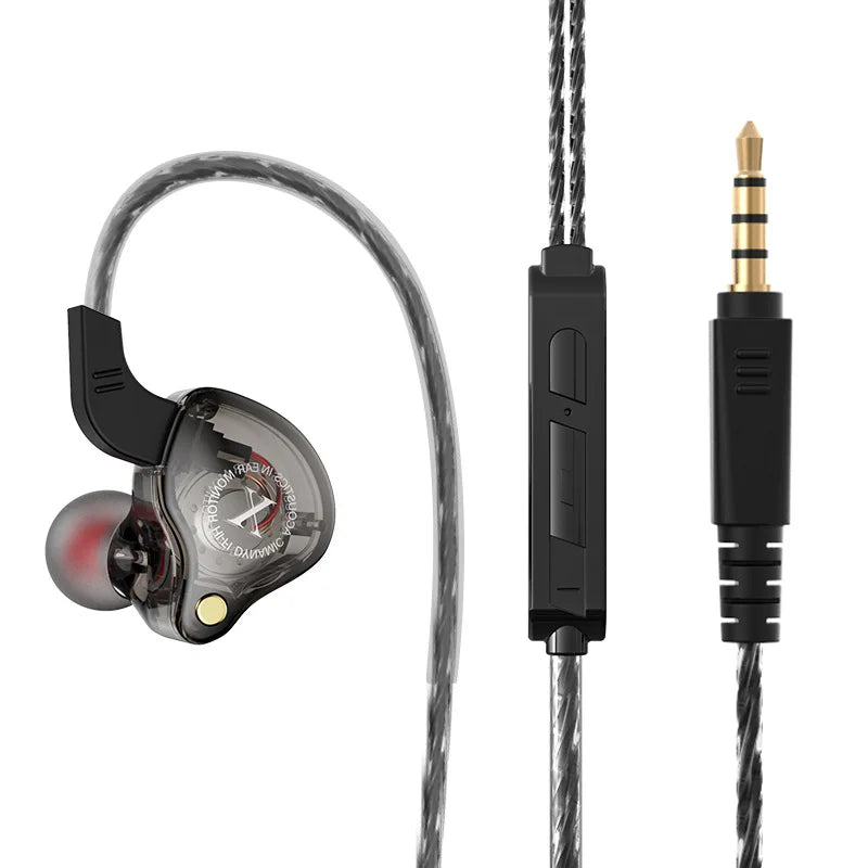 EARDECO Mobile Wired Headphones Bass 3.5mm for Phone Earphone Stereo In Ear Headphone with Mic Earbuds Hifi Music Sport Headset