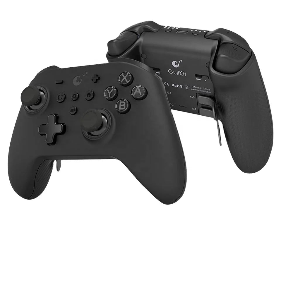 GuliKit KK3 MAX Controller RGB Lights 1000Hz Polling Rate Maglev Rotor HD Vibration Hall Effect Joystick Remote for SWITCH 2