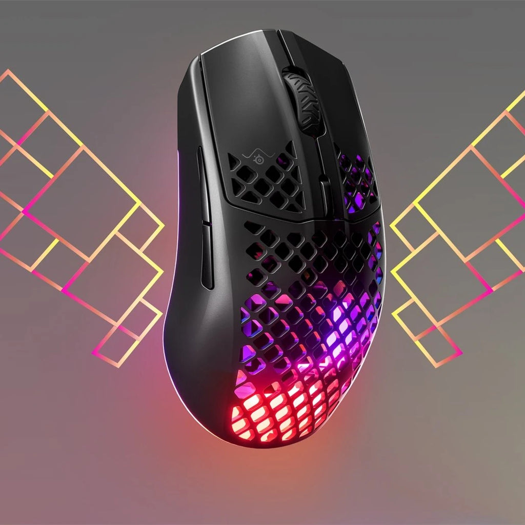 Steelseries Aerox3 Wireless hole mouse Rechargeable 2.4G Bluetooth 5.0 Gaming Mouse For LOL CS