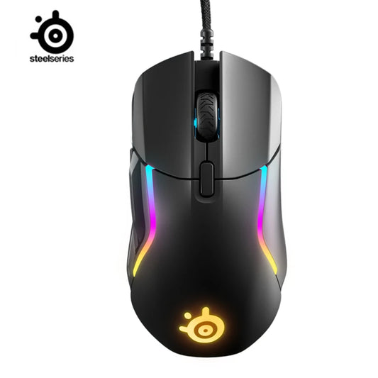 SteelSeries Rival 5 Gaming Mouse with PrismSync RGB Lighting and 9 Programmable Buttons 18000 CPI TrueMove Air Optical Sensor