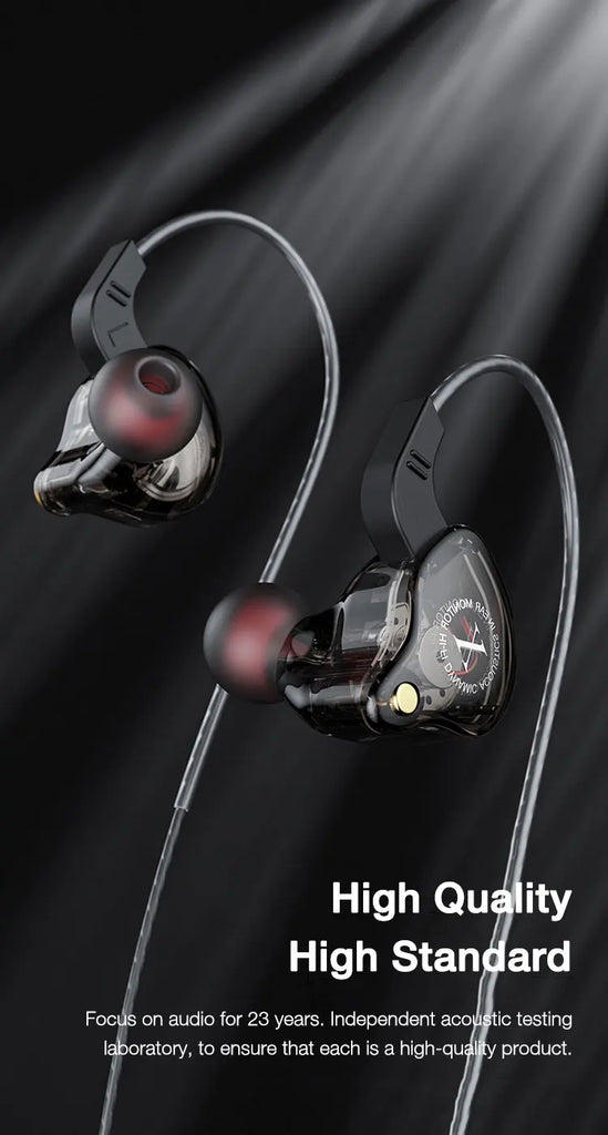 EARDECO Mobile Wired Headphones Bass 3.5mm for Phone Earphone Stereo In Ear Headphone with Mic Earbuds Hifi Music Sport Headset