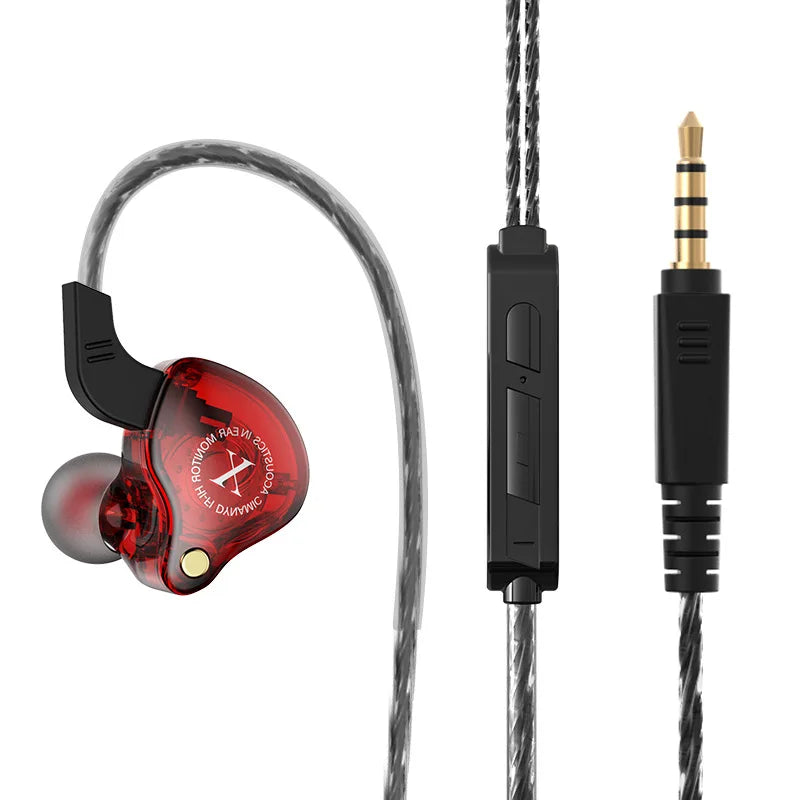 EARDECO Mobile Wired Headphones Bass 3.5mm for Phone Earphone Stereo In Ear Headphone with Mic Earbuds Hifi Music Sport Headset
