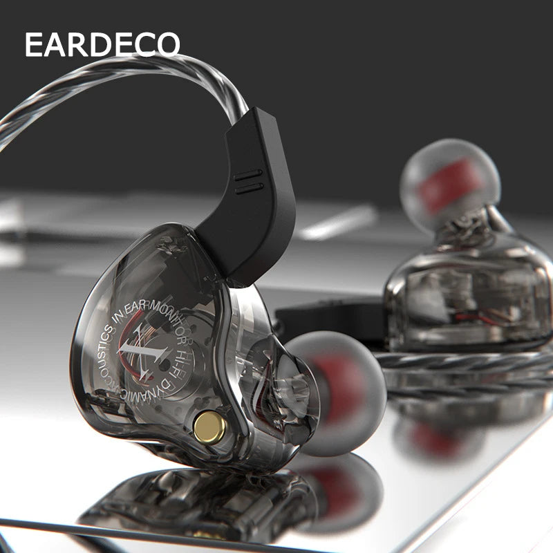 EARDECO Mobile Wired Headphones Bass 3.5mm for Phone Earphone Stereo In Ear Headphone with Mic Earbuds Hifi Music Sport Headset