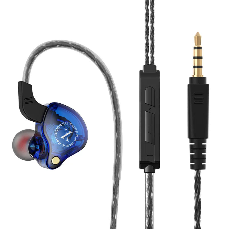EARDECO Mobile Wired Headphones Bass 3.5mm for Phone Earphone Stereo In Ear Headphone with Mic Earbuds Hifi Music Sport Headset