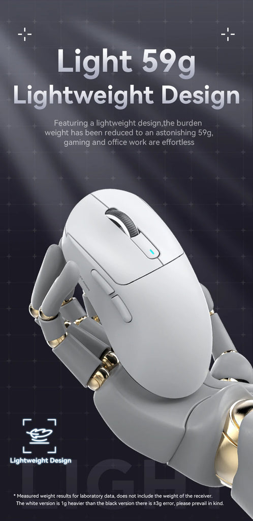 Attack Shark X3 Wireless Mouse,PixArt PAW3395 26K DPI  1K/4K Lightweight Mouse ,Tri-Mode Macro Gaming Mouse,Laptop/win/mac