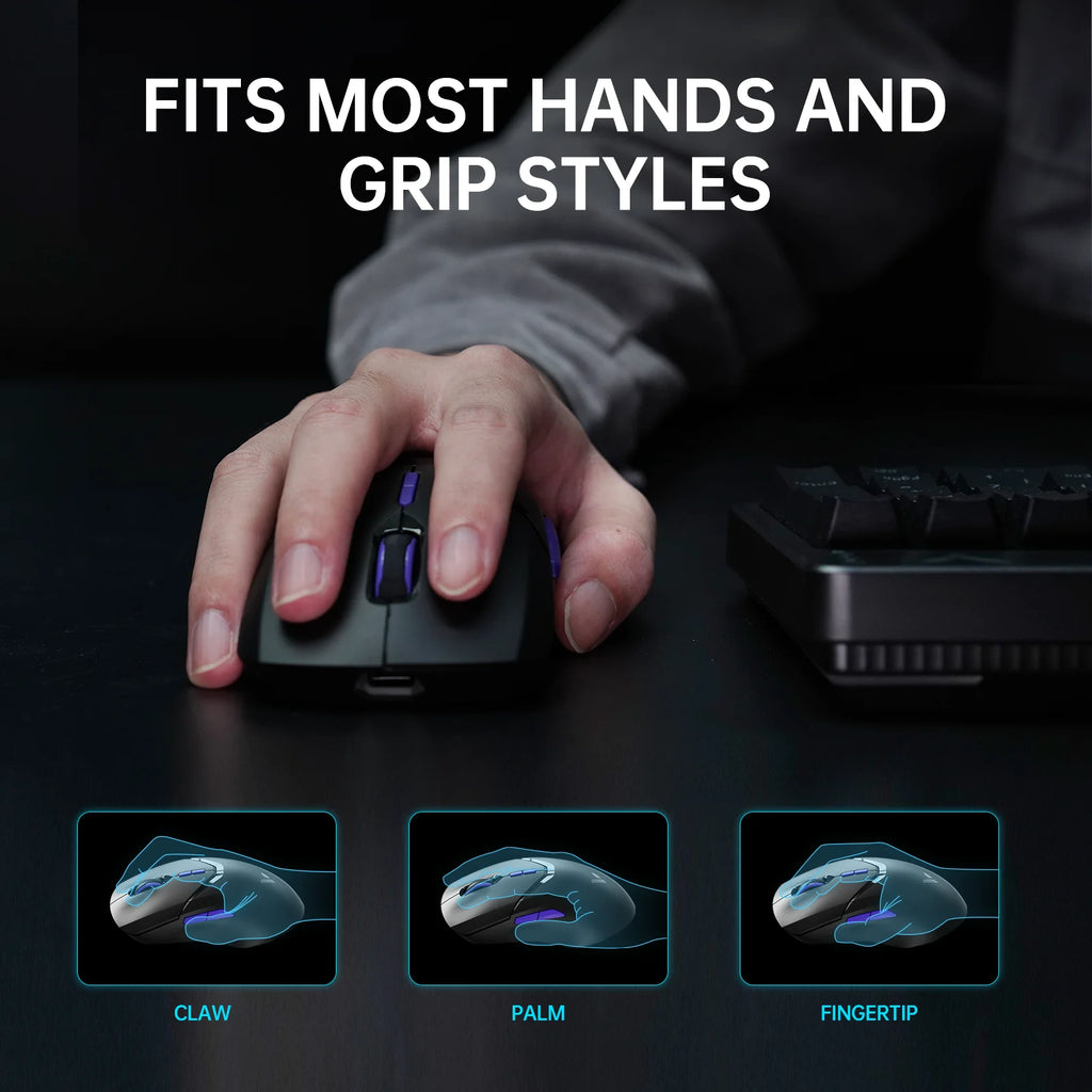 Rapoo VT9PRO/VT9Air 4K Wireless Gaming Mouse Superlight 26000DPI 4KHz Polling Rate 0.25ms Response Time 180H BatteryLife PAW3398