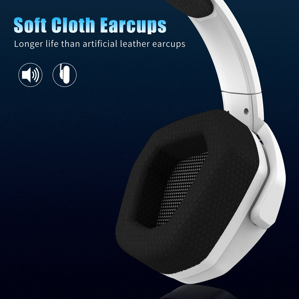 NUBWO G06 Dual Wireless Gaming Headset with Microphone for PS5, PS4, PC, Mobile, Switch 2.4GHz Wireless Bluetooth Headphone
