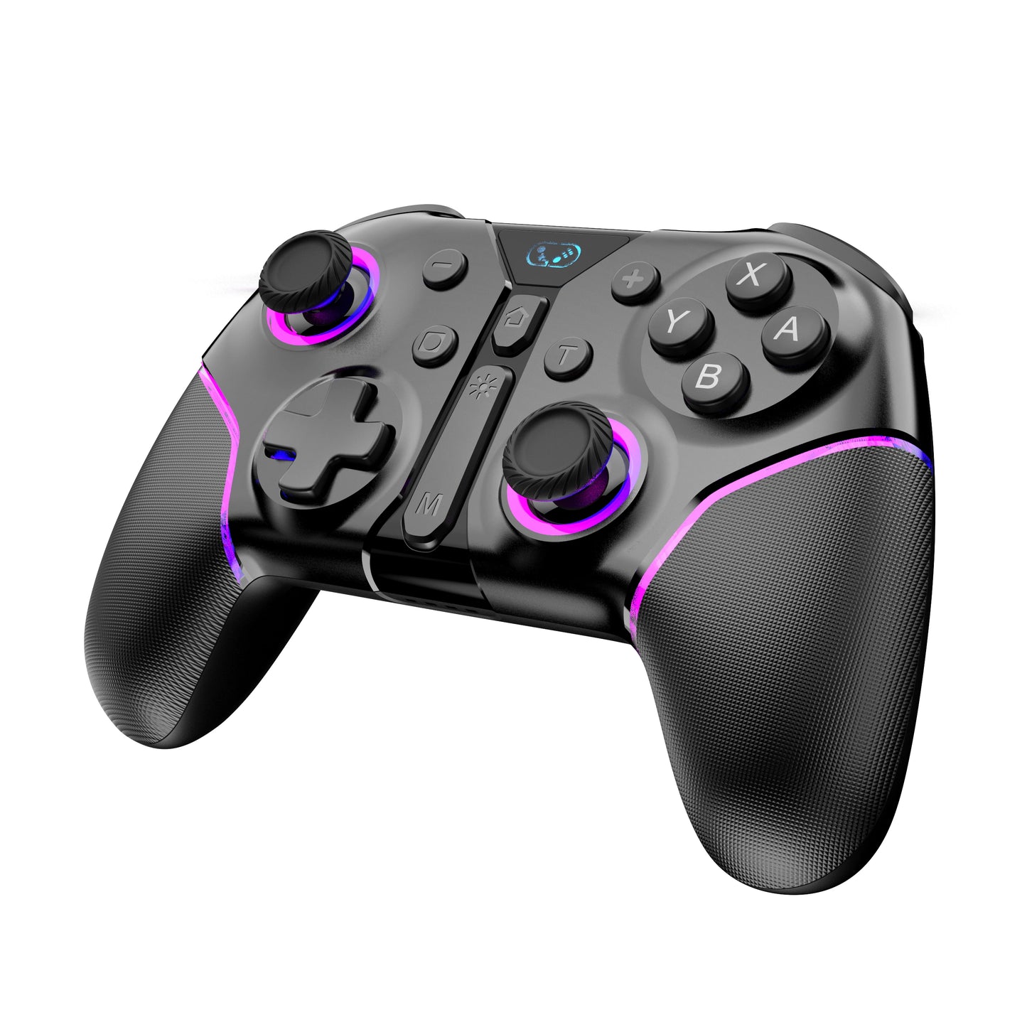 Gamepad for Switch, OLED, Lite, PC, iOS, Android, Aounion SKT-7048 Controller with RGB ,Bluetooth, Virbration, Turbo