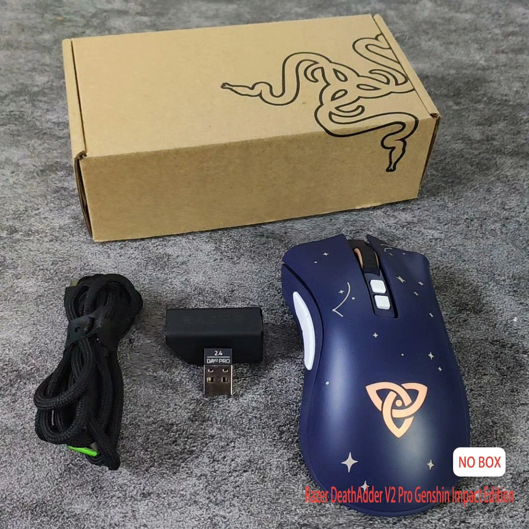Razer DeathAdder V2 Pro Genshin Impact Edition - 20K DPI Optical Sensor - 3X Faster Than Mechanical Optical Switch