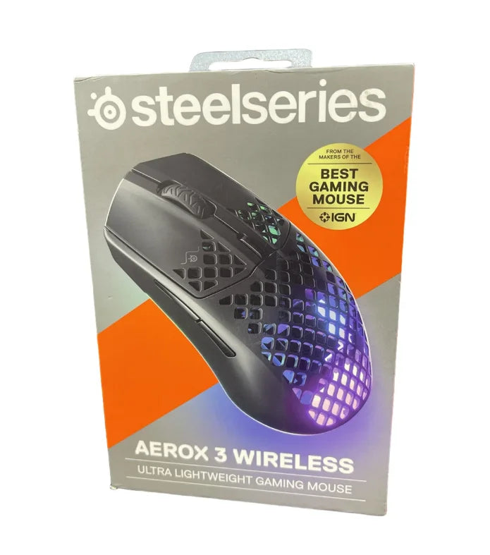 Steelseries Aerox3 Wireless hole mouse Rechargeable 2.4G Bluetooth 5.0 Gaming Mouse For LOL CS