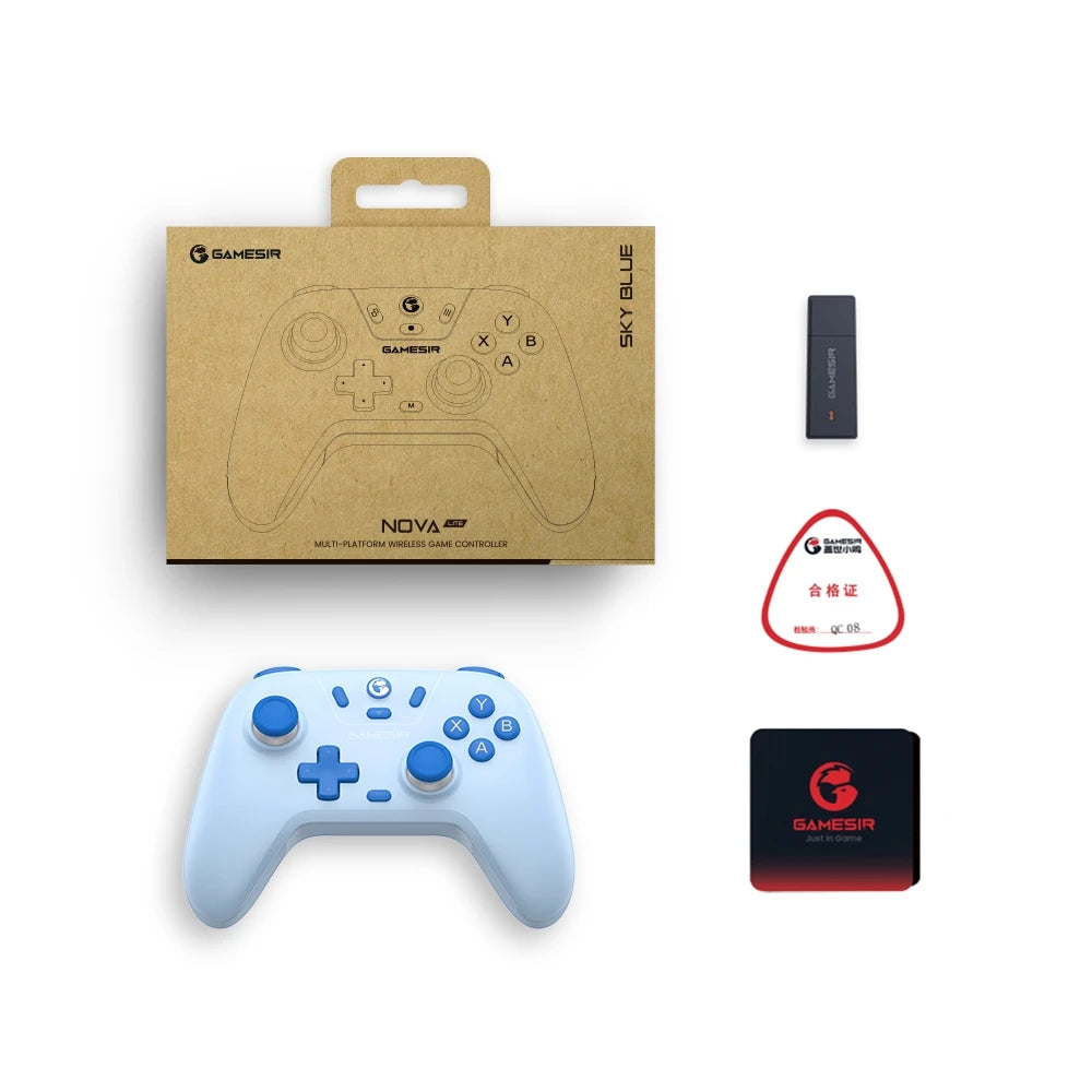 GameSir Wireless Switch Controller Nova Lite Bluetooth Gamepad with Hall Effect for Nintendo Switch iPhone Android Phone PC