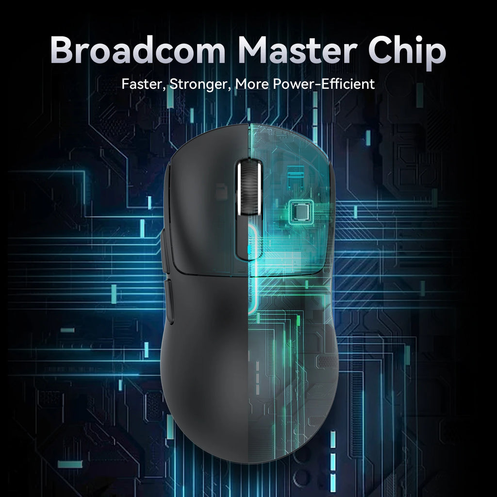 Attack Shark X3 Wireless Mouse,PixArt PAW3395 26K DPI  1K/4K Lightweight Mouse ,Tri-Mode Macro Gaming Mouse,Laptop/win/mac