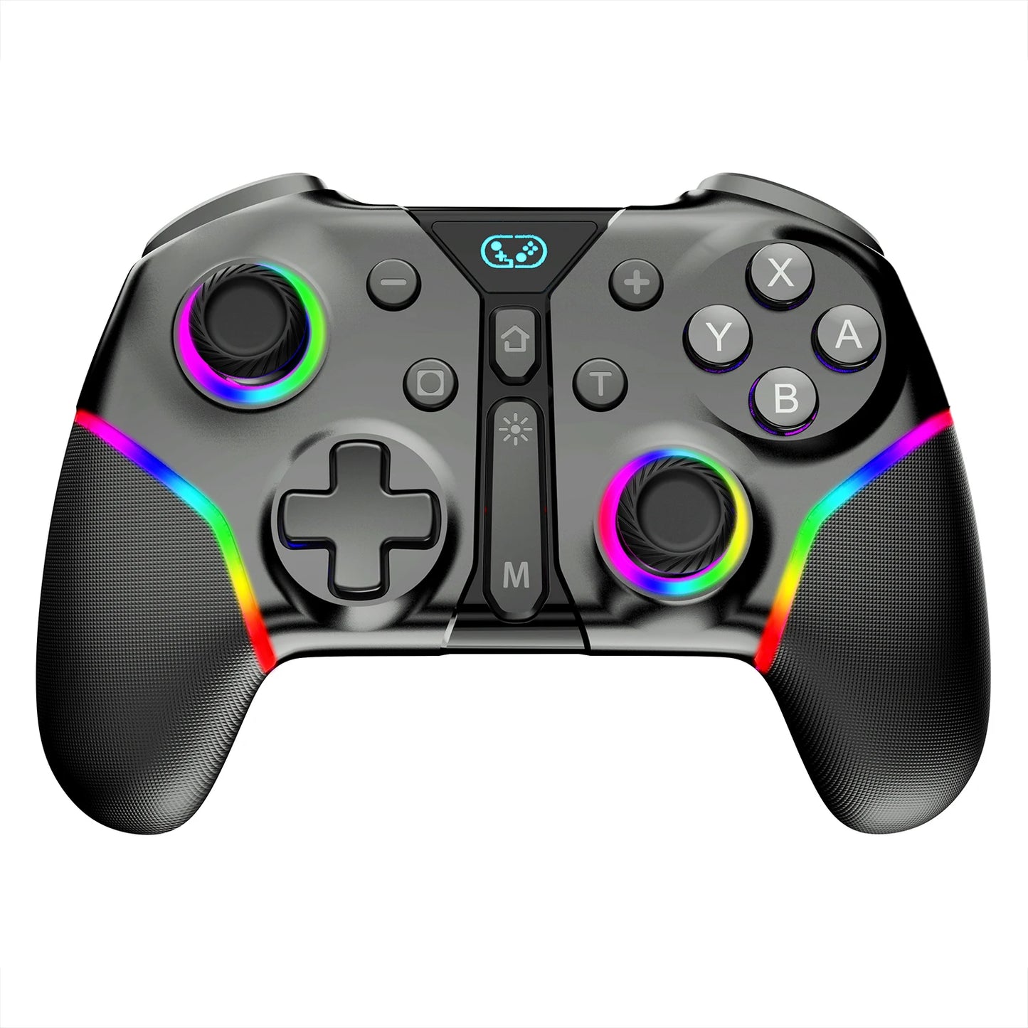 Gamepad for Switch, OLED, Lite, PC, iOS, Android, Aounion SKT-7048 Controller with RGB ,Bluetooth, Virbration, Turbo