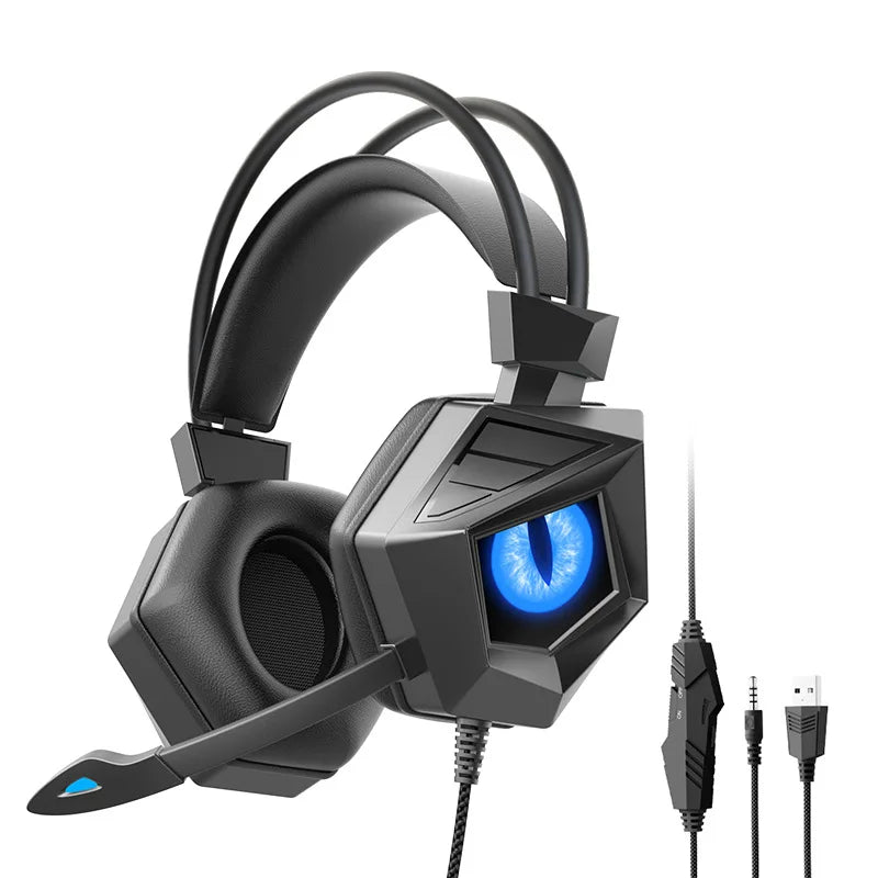 New For Sooyn Portable Audio gaming headsets wired with mic Boys only Cool powerful domineering frequency precision SY-G15 LZ-7