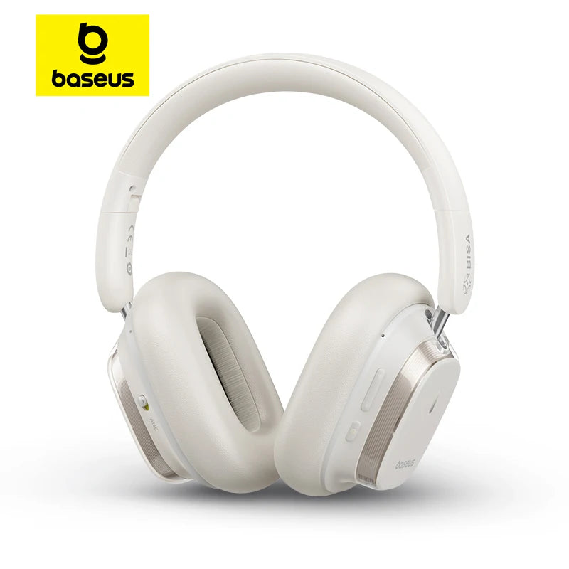 Baseus Bowie 10 Max Wireless Headphones 46dB Hybrid Active Noise Cancellation Earphones Bluetooth 5.4 Hi-Res LHDC 120H Headsets