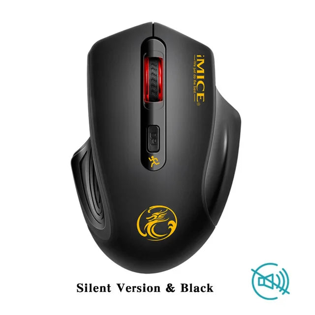 IMICE USB 3.0 Receiver Wireless Mouse 2.4G Silent Mouse 4 Buttons 2000DPI Optical Computer Mouse Ergonomic Mice For Laptop PC