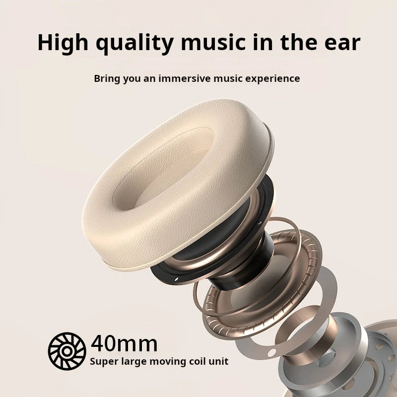 SONY D2-ANC Wireless Headphones Bluetooth 5.3 Earphones Foldable Gaming Headset Sport Headphone with Mic Music Earbuds Original