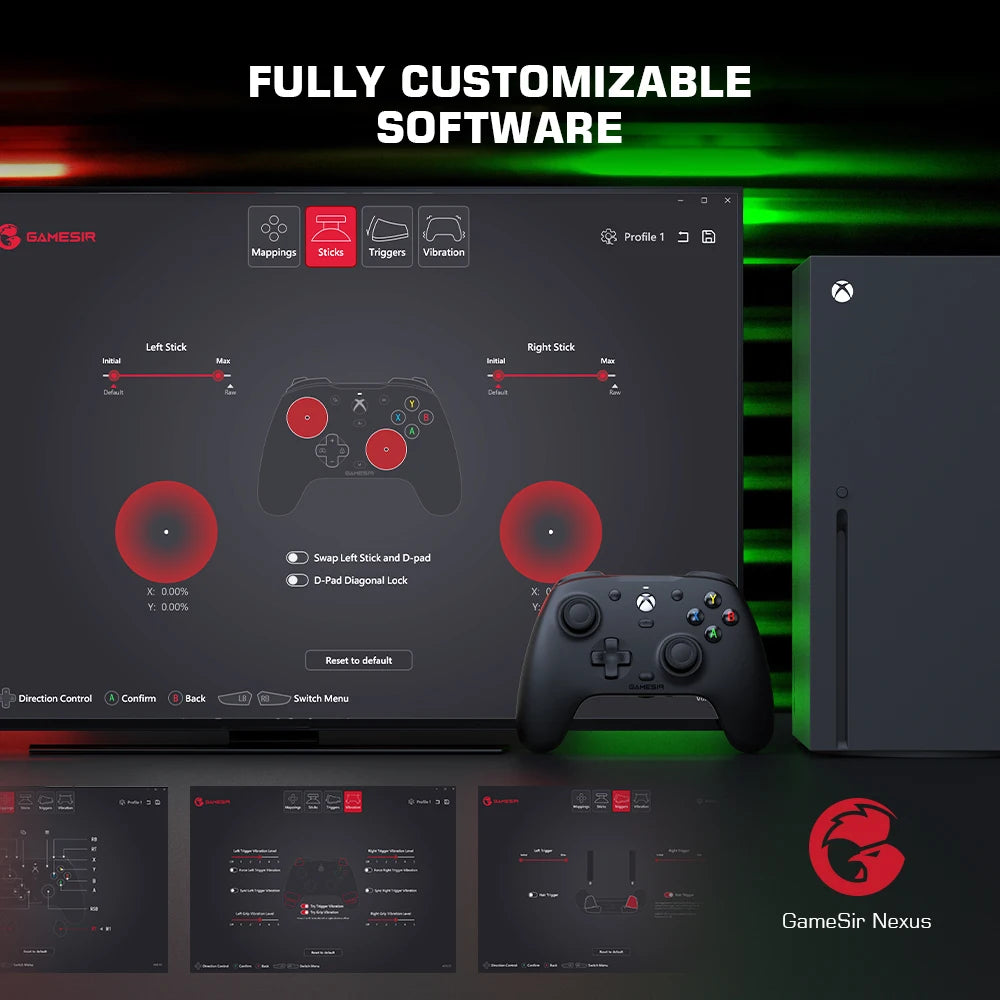 GameSir G7 SE Xbox Gaming Controller Wired Gamepad for Xbox Series X, Xbox Series S, Xbox One, with Hall Effect Joystick