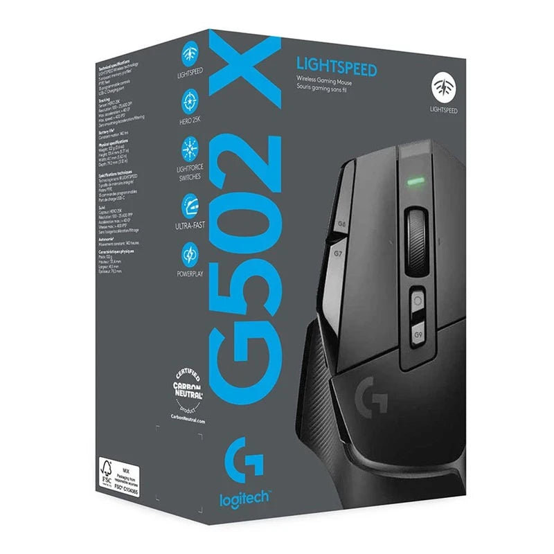 Logitech G502 X LIGHTSPEED Wireless/G502X PLUS Gaming MouseNew Optical-Mechanical Hybrid Micro Motion HERO Wireless Gaming Mouse