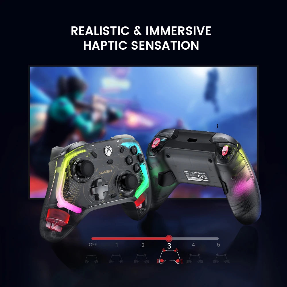 GameSir Kaleid Xbox Controller Wired Gamepad for Xbox Series X, Xbox Series S, Xbox One game console, with Hall Effect Joystick