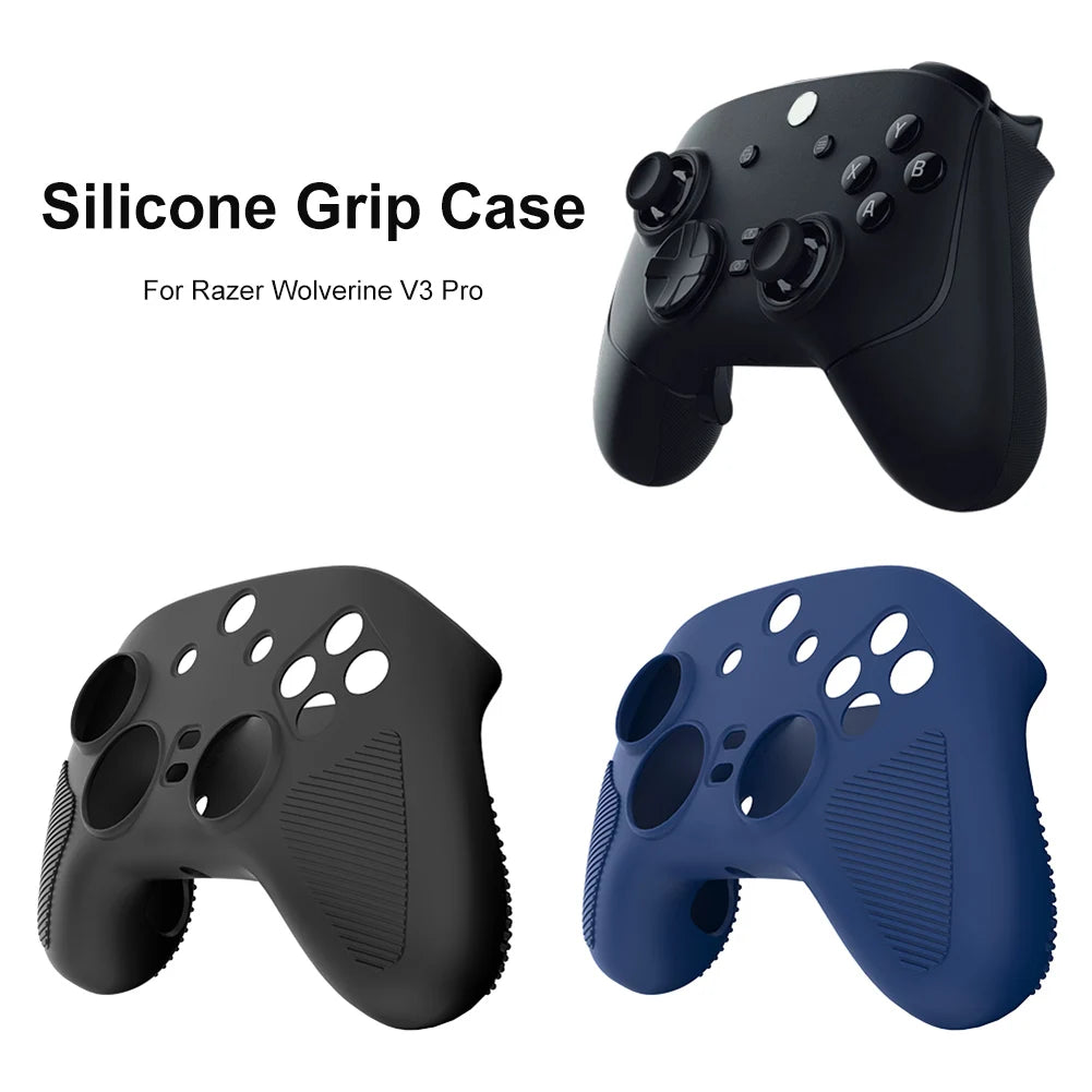 For Razer Wolverine V3 Pro Gaming Controller Soft Skin Silicone Case Dropproof Silicone Protective Case Full Protective Cover