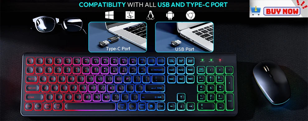 Rechargeable Vertical Ergonomic Mouse Multi-Device Bluetooth Wireless 2.4G with Function Adjustment Knob for PC Tablet