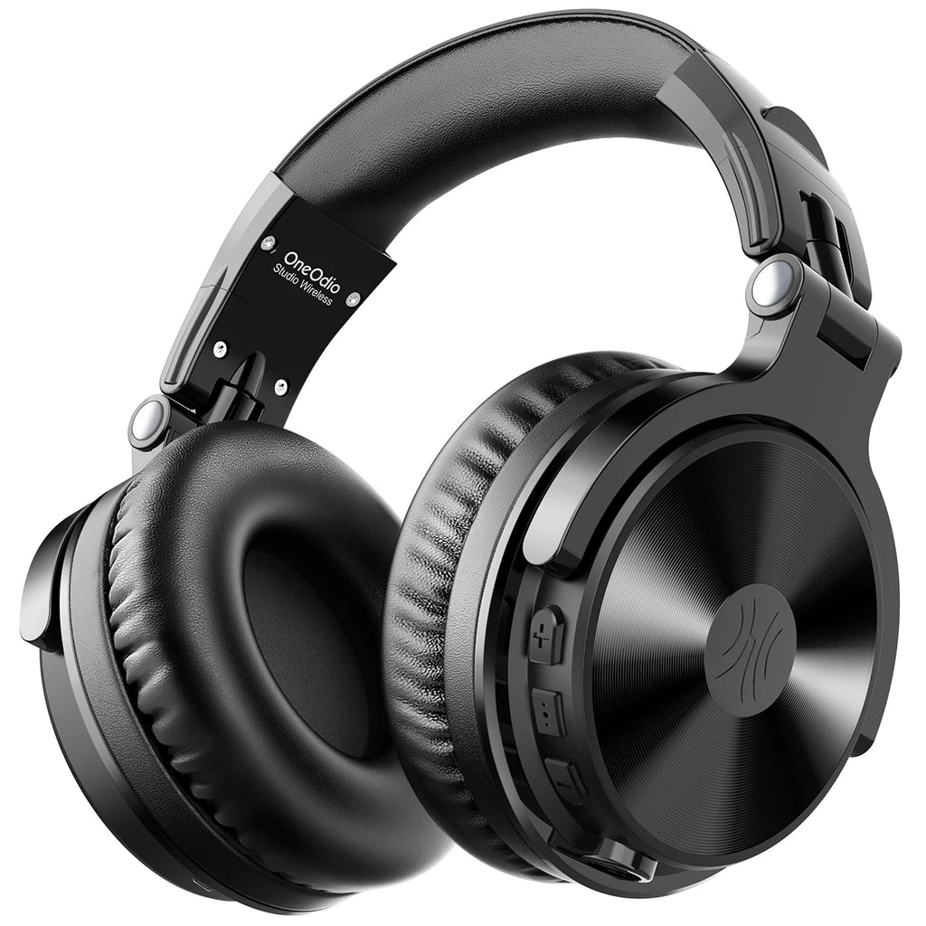 Oneodio Pro-C Bluetooth Wireless Headphones With Mic 110Hr Hi-Res Over Ear Bluetooth 5.2 Headset Earphone For Phone PC Sports