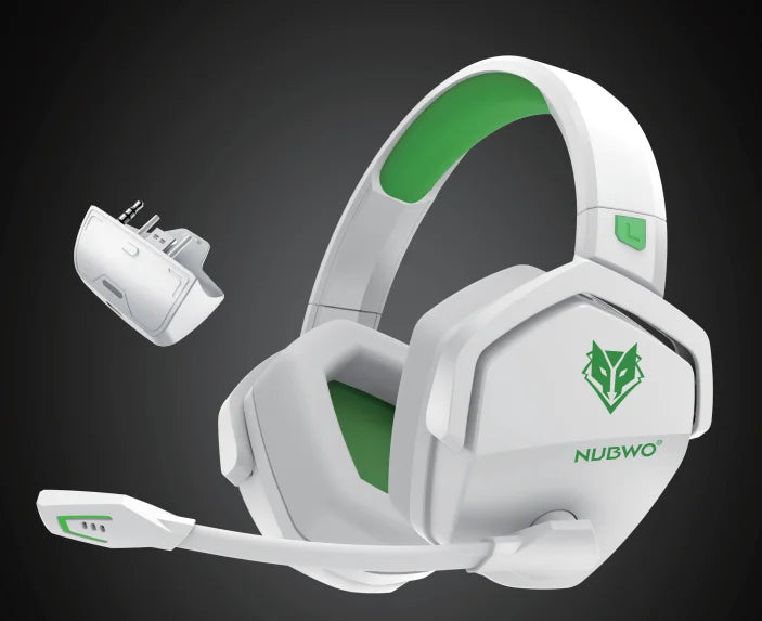 NUBWO G06 Dual Wireless Gaming Headset with Microphone for PS5, PS4, PC, Mobile, Switch 2.4GHz Wireless Bluetooth Headphone