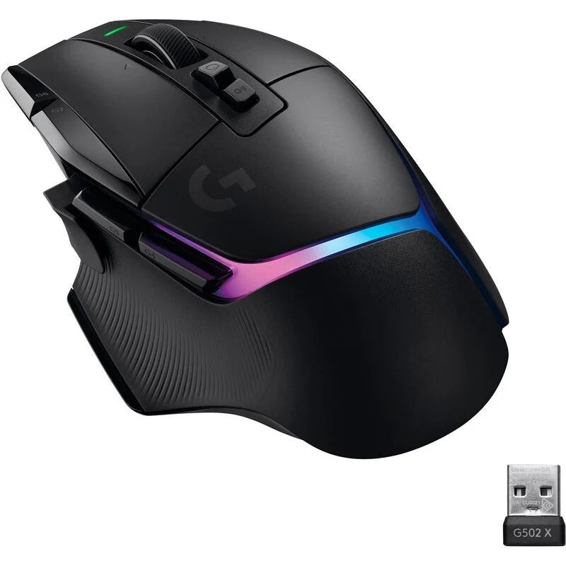 Logitech G502 X LIGHTSPEED Wireless/G502X PLUS Gaming MouseNew Optical-Mechanical Hybrid Micro Motion HERO Wireless Gaming Mouse