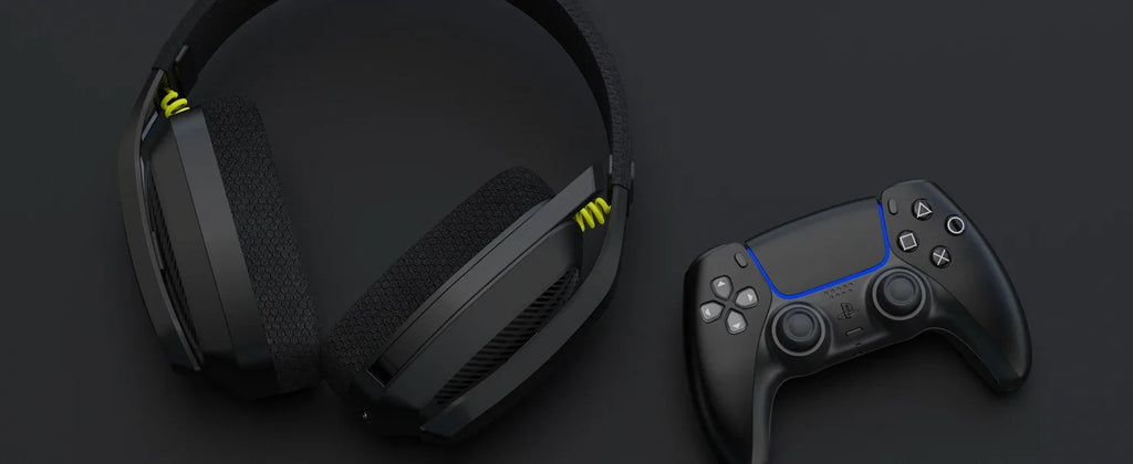 BINNUNE BW06 2.4GHz Wireless Gaming Headset with Mic for PS5 PS4 PC Mac Playstation Bluetooth Gaming Headset with Microphone