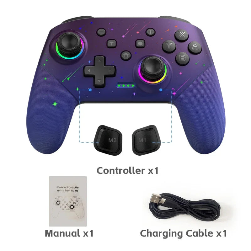 DATA FROG Switch Pro Controllers for Switch/Switch Lite Wireless Remote Gamepad For Joystick Pro Controllers PC For Switch OLED