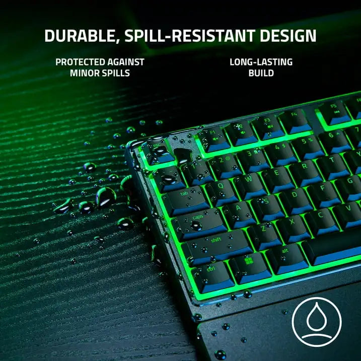 Razer Ornata V3 X Full-Size Wired Membrane Gaming Keyboard for PC