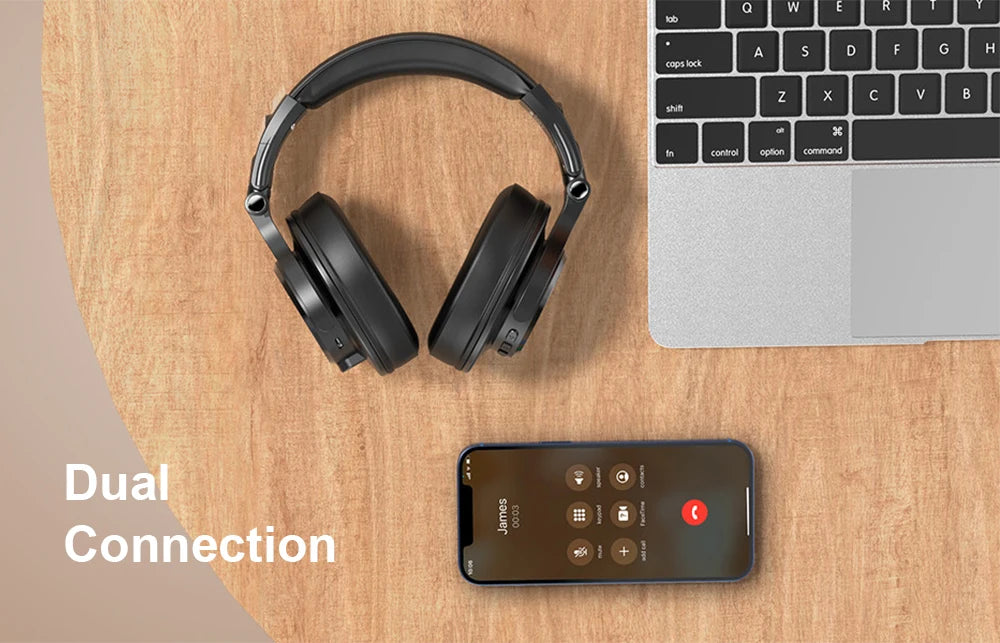 Oneodio Fusion A70 Bluetooth 5.2 Headphones Hi-Res Audio Over Ear Wireless Headset Professional Studio Monitor DJ Headphones 72H