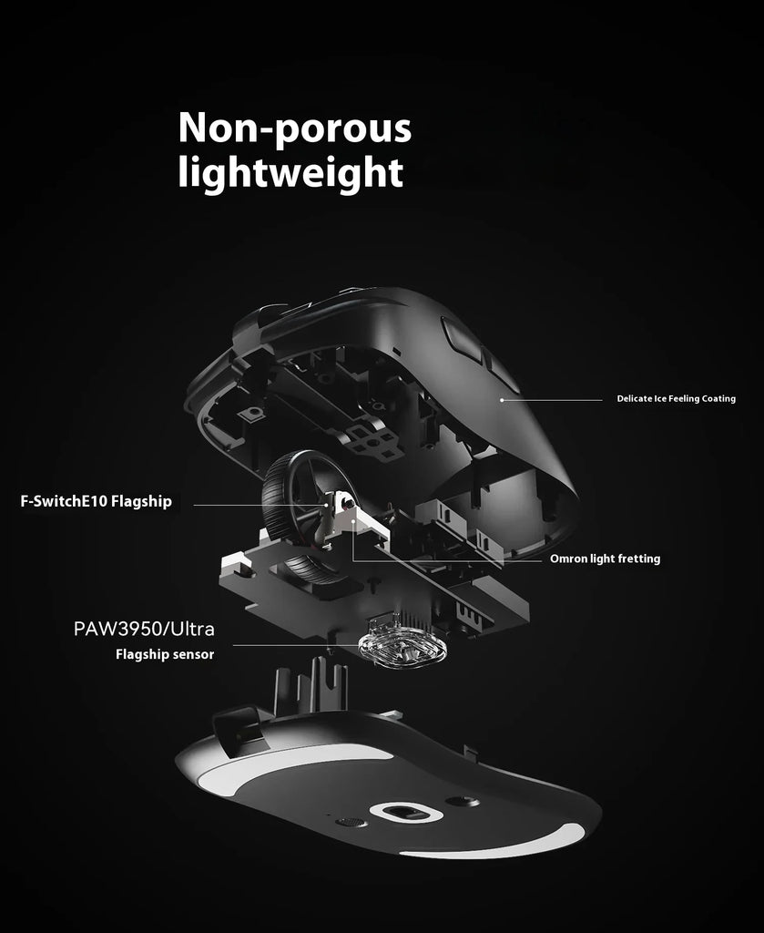 【Ready Stock】ATK Blazing Sky Z1 Ultra Wireless Mouse 8K Dual Mode PAW3950 Ultra Gaming Mouse Lightweight Low Delay E-sports