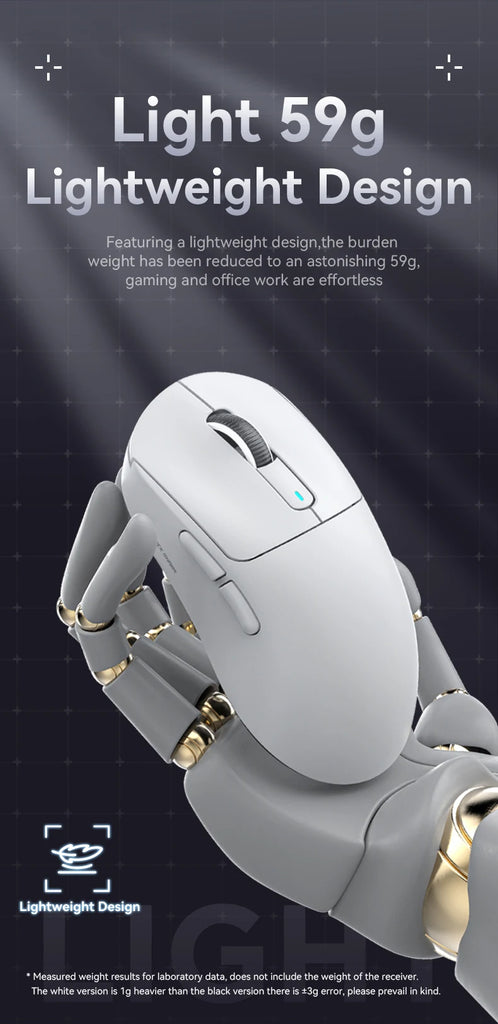 Attack Shark X3 Wireless Mouse,PixArt PAW3395 26K DPI  1K/4K Lightweight Mouse ,Tri-Mode Macro Gaming Mouse,Laptop/win/mac
