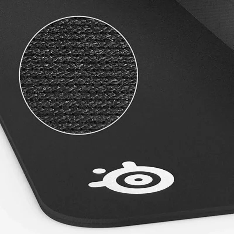 Original SteelSeries QcK Gaming Mouse Pad - Large Thick Cloth - Peak Tracking and Stability - Optimized For Gaming Sensors