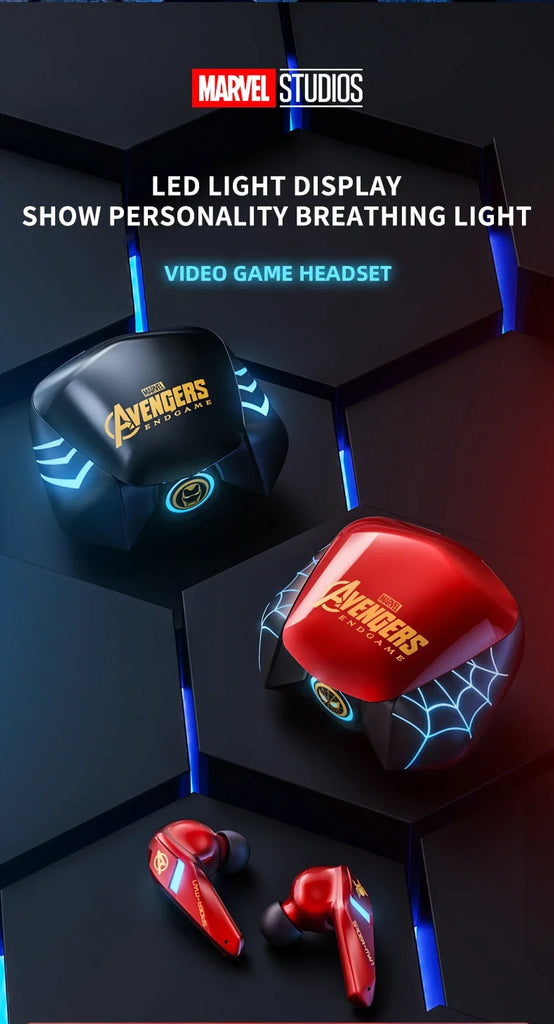 Disney Original Earbuds BTMV15 Wireless Earphones Bluetooth Noise Reduction Sports Gaming Waterproof Headset Long Battery Life