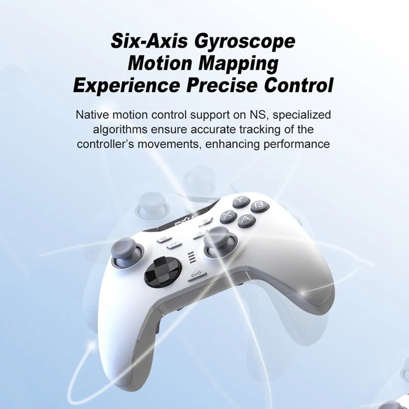 PXN P5 Bluetooth Gamepad 1000Hz Hall Trigger Rocker Tri-Mode Long Battery Life Ergonomics Flagship For Switch PC Android IOS